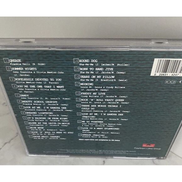 Pre Owned CD Grease Original Motion Picture Soundtrack Olivia Newton - Picture 2 of 3